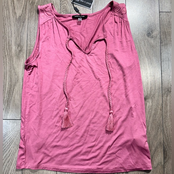 Women's Pink Blouse Sleeveless Shirt Tops Size S - Picture 2 of 8